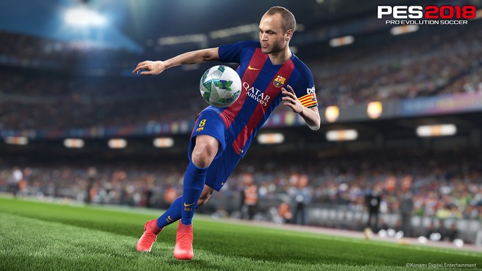 PES 2018 (Foto: Divulgação/Konami) PES 2018 (Foto: Divulgação/Konami)