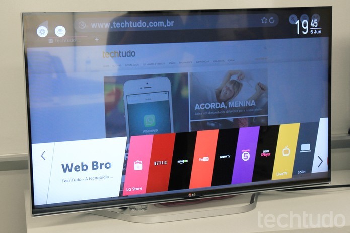 LG tem mais de 70 smart TVs à venda no Brasil (Foto: Isadora Díaz/TechTudo)