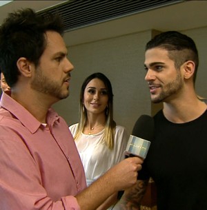 Rodrigo veio de Portugal para o BBB (Foto: Encontro com Fátima Bernardes/TV Globo)