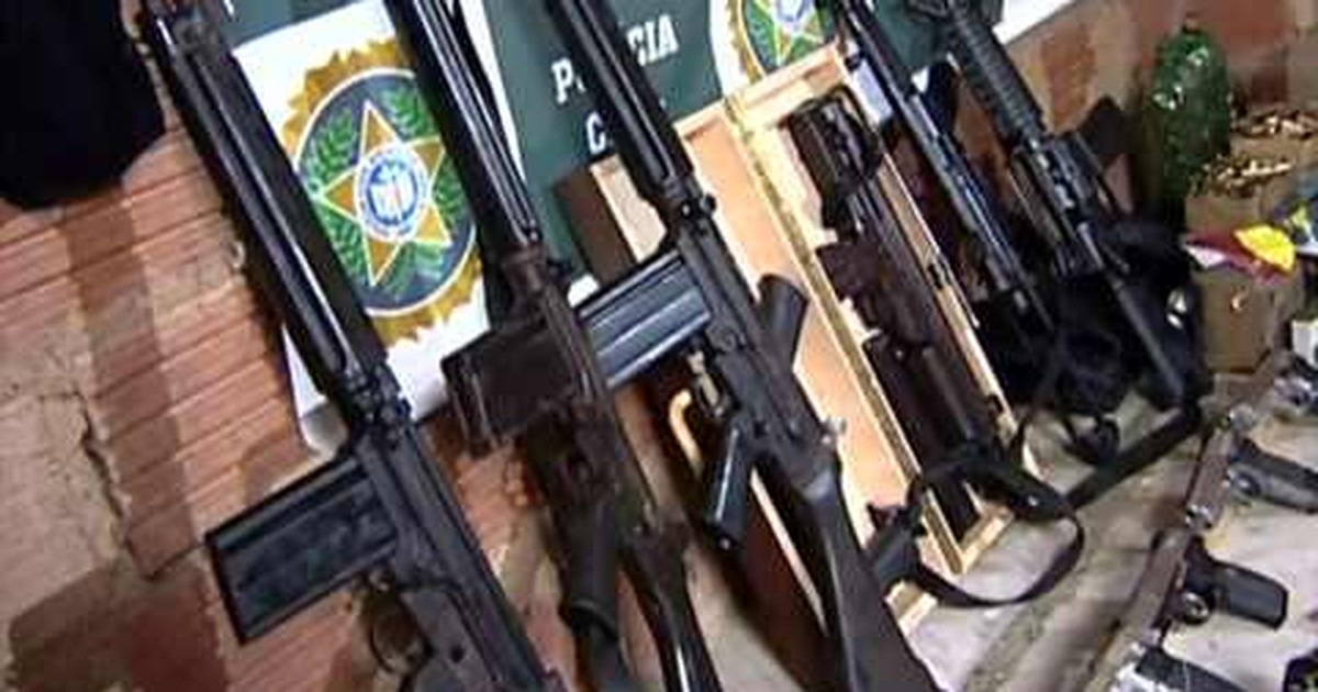 G1 Armas dos criminosos que atuam no Rio entram no país por 17