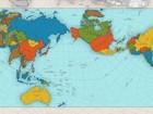 O criativo mapa que mostra o mundo como realmente é