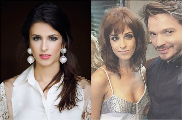 Antes e depois: Debora Rebecchi mudou o visual com o hairstylist Tiago Parente (Foto: Marcos Serra Lima/Ego / Reprodução do Instagram)