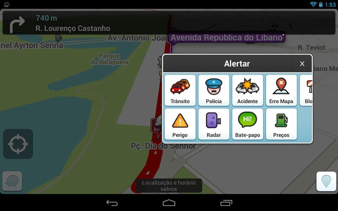 Tido como um dos melhores app de navegação, o Waze também dá excelentes dicas para escapar de congestionamentos (Foto: Divulgação/Google Play) (Foto: Tido como um dos melhores app de navegação, o Waze também dá excelentes dicas para escapar de congestionamentos (Foto: Divulgação/Google Play)) Tido como um dos melhores app de navegação, o Waze também dá excelentes dicas para escapar de congestionamentos (Foto: Divulgação/Google Play) (Foto: Tido como um dos melhores app de navegação, o Waze também dá excelentes dicas para escapar de congestionamentos (Foto: Divulgação/Google Play))