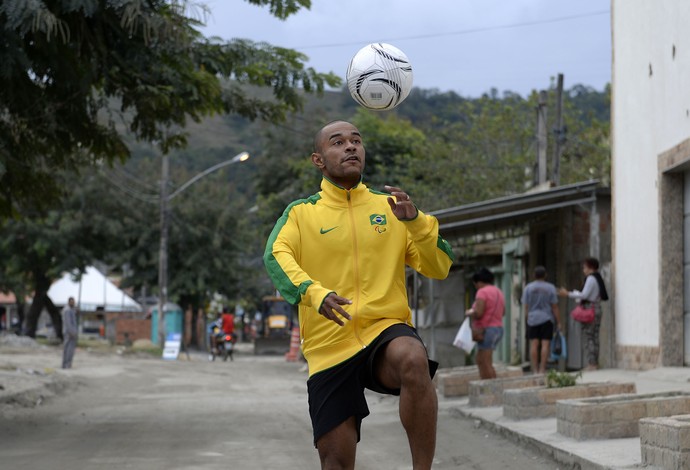 Wanderson futebol de 7 Paralimpíada Rio 2016 (Foto: André Durão)