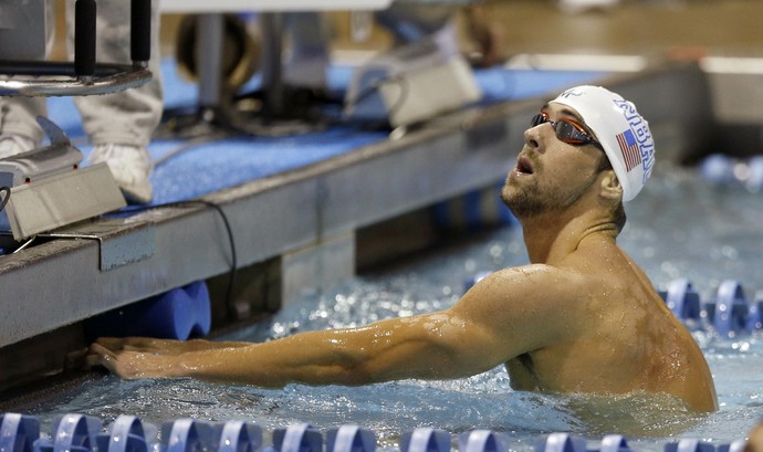 Michael Phelps GP de Charlotte (Foto: Nell Redmond / AP Photo)
