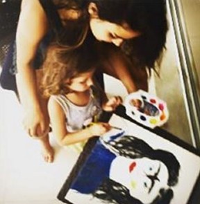 Pally Siqueira com a filha de Fábio Assunção, Ella Felipe (Foto: Reprodução/Instagram)