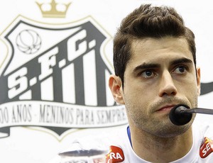 Miralles no Santos (Foto: Ricardo Saibun/Divulgação Santos FC)