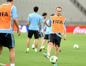 Iniesta, Treino Espanha (Foto: Andre Durão) Iniesta, Treino Espanha (Foto: Andre Durão)