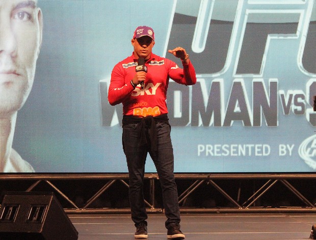 Vitor Belfort pesagem UFC 168 (Foto: Evelyn Rodrigues)