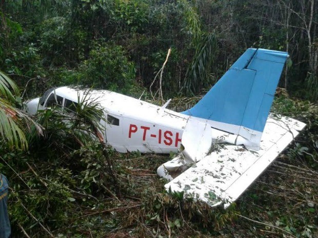 Aeronave havia saído da cidade de Canutama (Foto: Marcos Pinheiro/TV Amazonas)