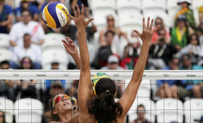 Talita; Brasil x Canadá; vôlei de praia (Foto: REUTERS/Ricardo Moraes)