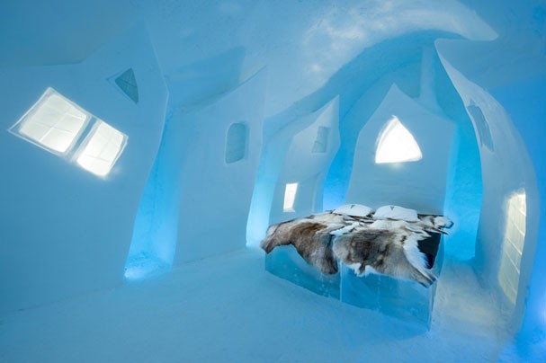 Hotel de Gelo na Suécia (Foto: Asaf kliger / cortesia icehotel)