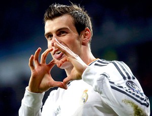Bale comemoração Real Madrid e Borussia Dortmund Liga dos Campeões (Foto: Reuters) Bale comemoração Real Madrid e Borussia Dortmund Liga dos Campeões (Foto: Reuters)