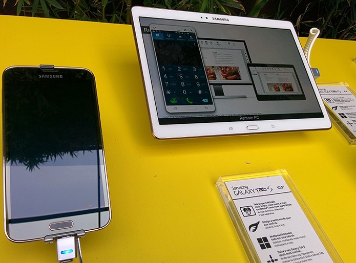 SideSync permite controlar smartphone à distância (Foto: Paulo Alves/TechTudo)