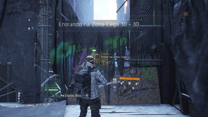Cada área da DZ é para certos níveis de personagens (Foto: Reprodução/Thiago Barros)