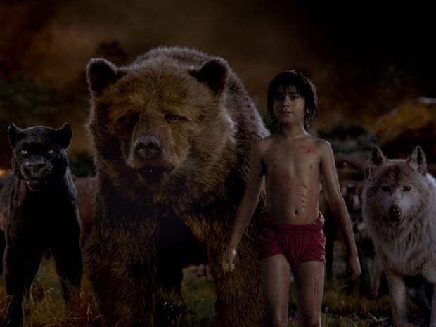 Cena de 'Mogli – O menino lobo' (Foto: Divulgação) Cena de 'Mogli – O menino lobo' (Foto: Divulgação)
