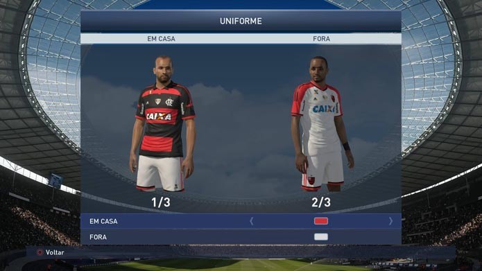 PES 2015: confira o uniforme de todas as equipes do 