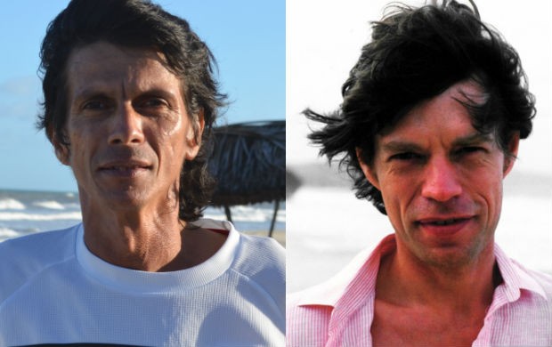 Yêdo Mick Jagger (Foto: Montagem Hugo Fernandes/GLOBOESPORTE.COM)