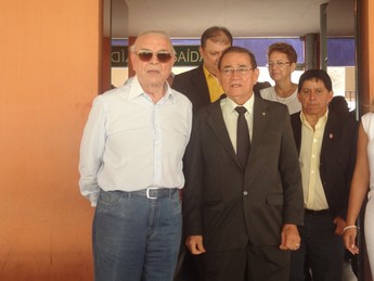 Marin comentou o caso da Lusa durante visita ao Mangueirão, em Belém (Foto: Gustavo Pêna)