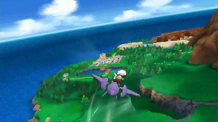 Habilidade Soar permite voar pelo mundo na Mega Evolução de Latios (Foto: Reprodução: YouTube)