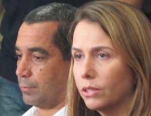 Zinho, Patricia Amorim e Rafael de Piro (Foto: Janir Junior /  Globoesporte.com)