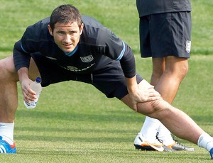 Lampard no treino da Inglaterra (Foto: Getty Images)