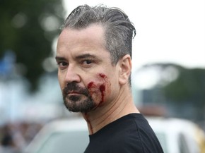 Protesto no Paraná (Foto: Giuliano Gomes/ PRPRESS)