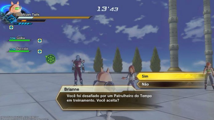 Dragon Ball Xenoverse 2: aceite o desafio do trio de patrulheiros (Foto: Reprodução / Thomas Schulze)