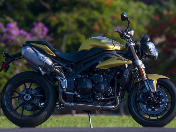 Triumph Speed Triple (Foto: Gustavo Epifanio/G1) Triumph Speed Triple (Foto: Gustavo Epifanio/G1)