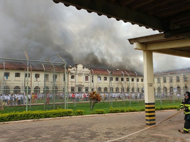 Rebelião no Centro de Progressão Penitenciária de Bauru (Foto: Arquivo Pessoal)