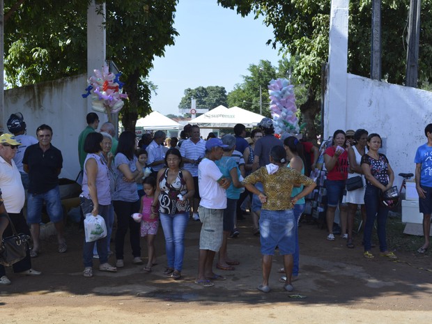 Portões para visitação foram abertos às 7h e serão fechados às 20h30 (Foto: Ana Claudia Ferreira/G1)