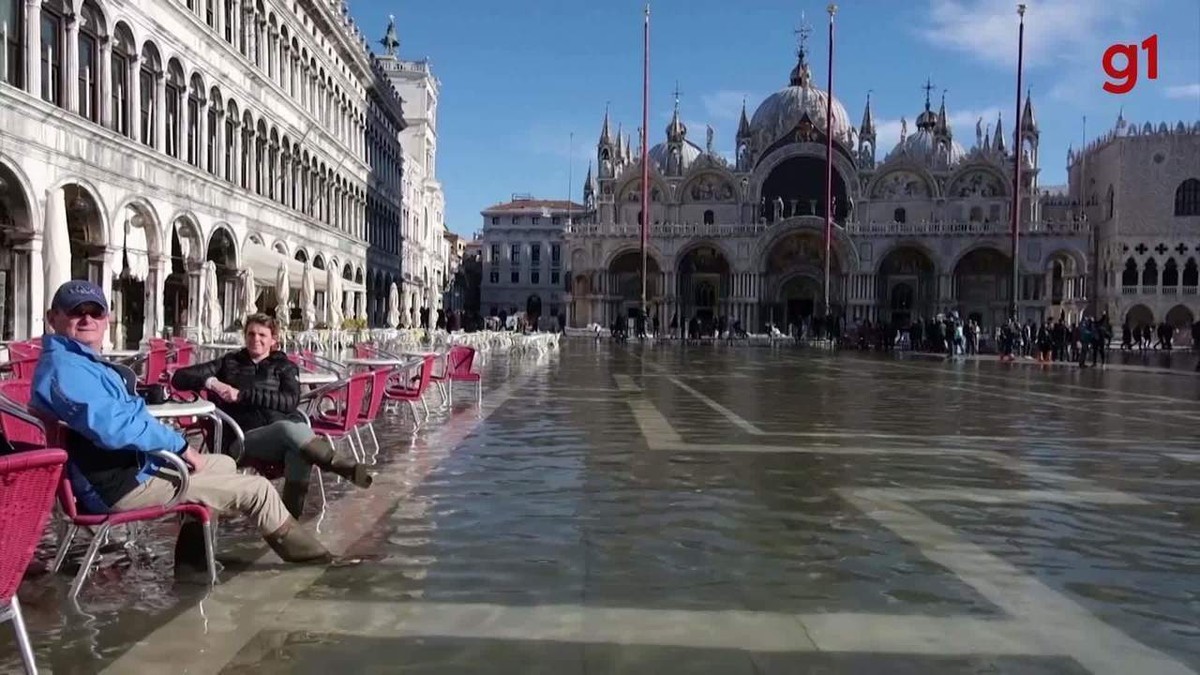 Acqua Alta Provoca Inunda O Na Pra A San Marco Em Veneza Veja V Deo