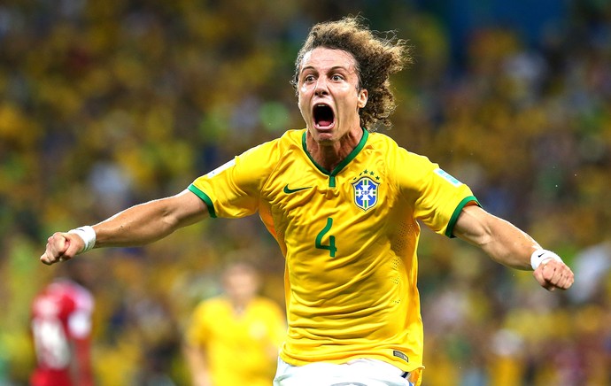 David Luiz Brasil e Colômbia (Foto: Getty Images)