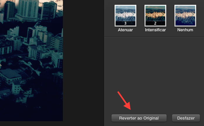 Revertendo uma imagem modificada para original retirando todos os efeitos (Foto: Reprodução/Marvin Costa)