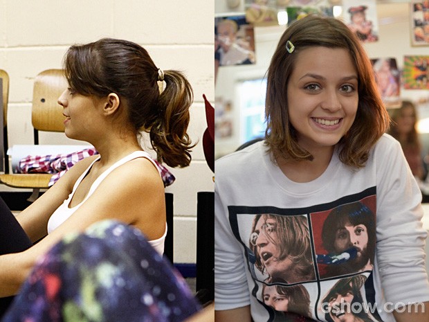 Maria Luisa adotou corte curto e meigo (Foto: Inácio Morais - Raphael Dias / TV Globo)