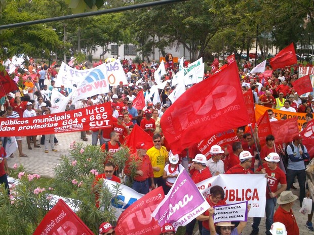 Ato da Cut em Fortaleza  (Foto: Gioras Xerez/G1)