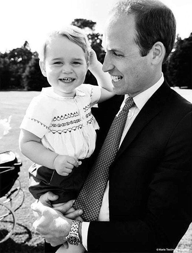 George e William (Foto: Reprodução/Mario Testino/Art Partne)