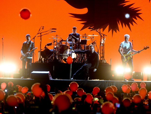 Show da banda U2 em São Paulo (Foto: Francisco Cepeda/AgNews)