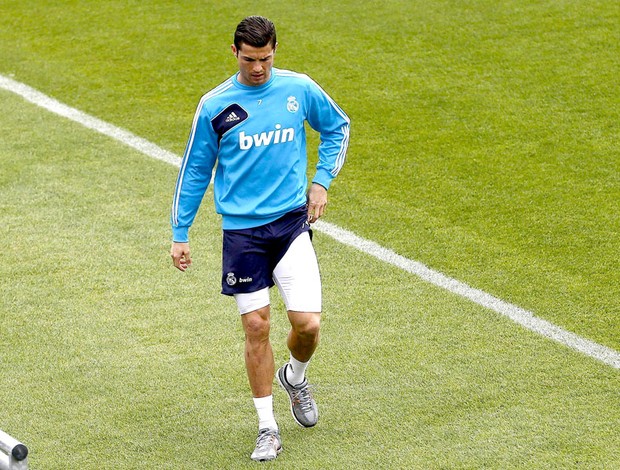 Cristiano Ronaldo treino Real Madrid (Foto: EFE)
