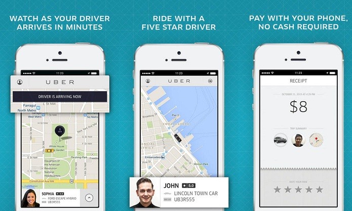 Chame um táxi e pague com cartão usando o UBer (Foto: Reprodução/Edivaldo Brito)