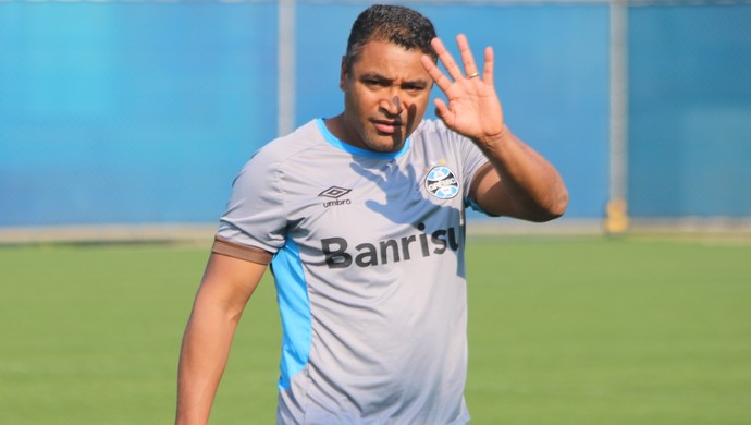Roger Machado Grêmio (Foto: Eduardo Moura/GloboEsporte.com)