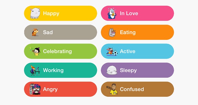 Nova pesquisa permite filtrar stickers no chat do Facebook (foto: Reprodução/Wall Street Journal)