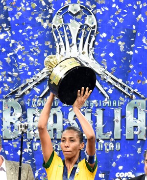 Bruna Benites, Brasil x EUA, futebol feminino (Foto: AFP)