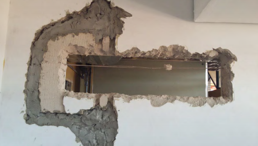 Reforma da farmácia do Hospital de Base do DF parada por falta de verba (Foto: Reprodução)