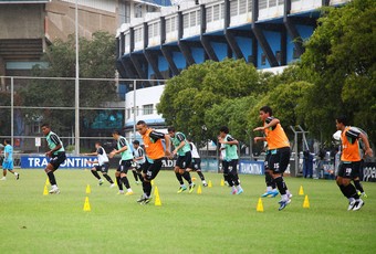 Grêmio faz treino físico no Olímpico (Foto: Lucas Uebel/Divulgação, Grêmio)