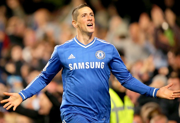 Fernando Torres comemoração Chelsea contra Manchester City (Foto: Getty Images)