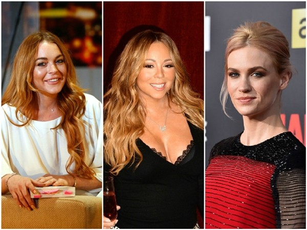 Lindsay Lohan, Mariah Carey e January Jones (Foto: Getty Images)