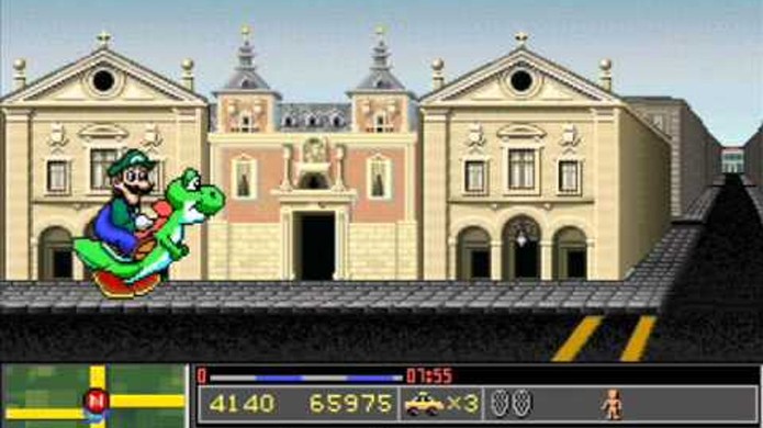 Mario is Missing trazia gráficos elaborados no PC porém artisticamente bem feios (Foto: Reprodução/YouTube)