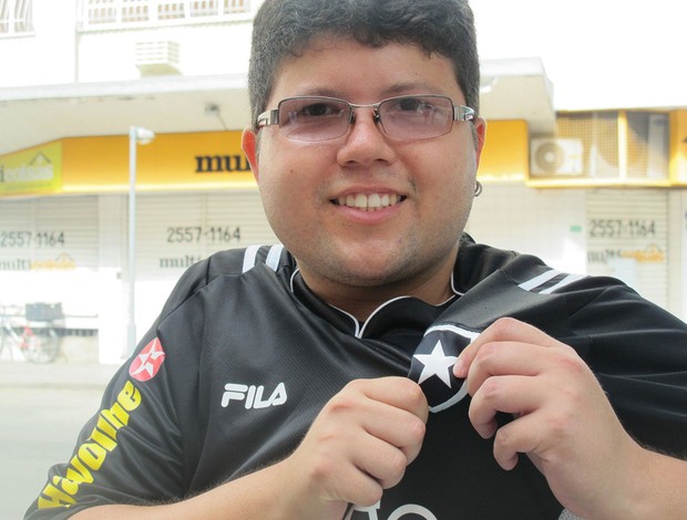 torcedor do Botafogo roberto carneiro (Foto: Janir Junior) torcedor do Botafogo roberto carneiro (Foto: Janir Junior)
