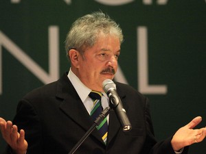 Lula participa de palestra em universidade do ABC (Foto: Gabriela Biló/Futura Press/ Estadão Conteúdo)